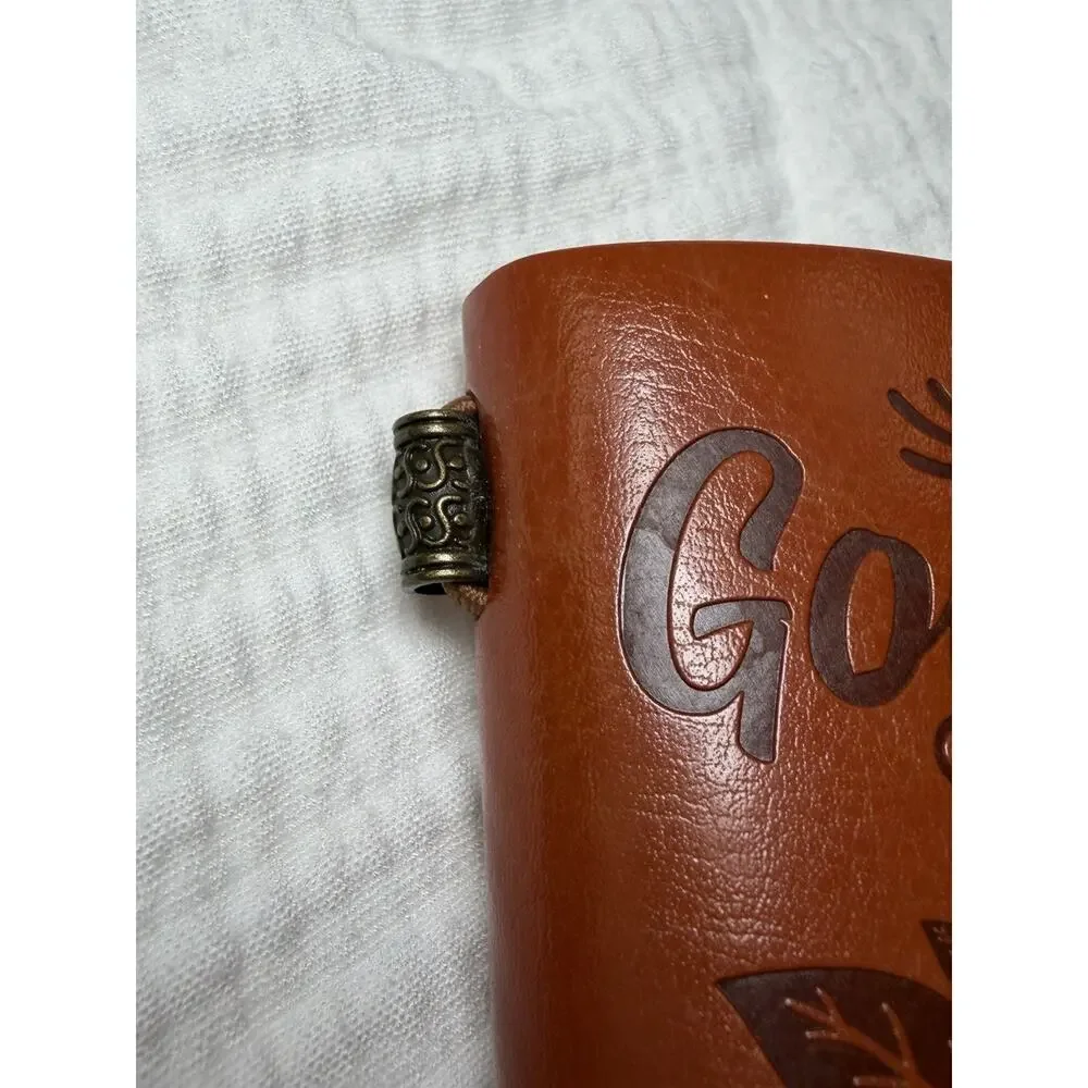 New To My Georgous Wife From Husband Brown Leather Journal Keeper Engraved Love